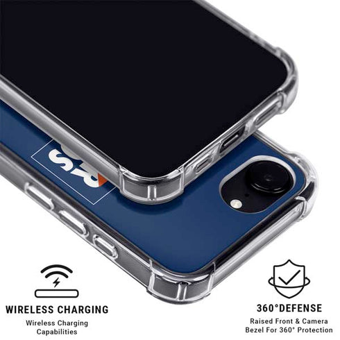 NFL Denver Broncos Super Bowl 50 Champions Bold iPhone 16e Clear Case